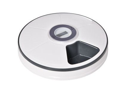 Programovatelné automatické krmítko / dávkovač se 6 přihrádkami pro malé plsy a kočky
